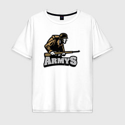 Мужская футболка оверсайз Armys