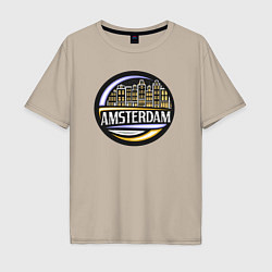 Мужская футболка оверсайз City Amsterdam