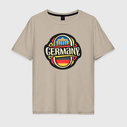 Мужская футболка оверсайз Germany - Германия