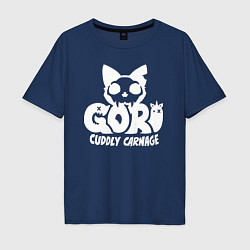 Мужская футболка оверсайз Goro cuddly carnage logo