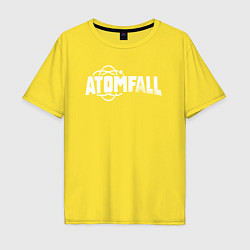 Мужская футболка оверсайз Atomfall logo