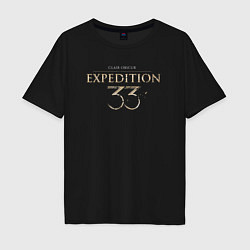 Мужская футболка оверсайз Clair Obsur expedition 33 logo