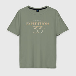 Мужская футболка оверсайз Clair Obsur expedition 33 logo