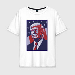 Мужская футболка оверсайз Дональд Трамп