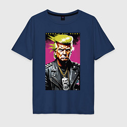 Мужская футболка оверсайз Trumps not dead - motto
