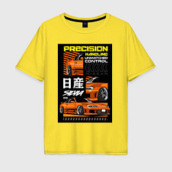 Мужская футболка оверсайз Nissan Silvia авто