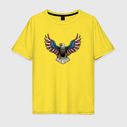Мужская футболка оверсайз Eagle - America
