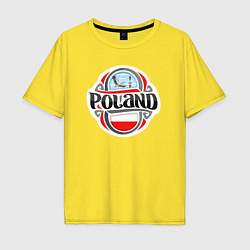 Мужская футболка оверсайз Poland