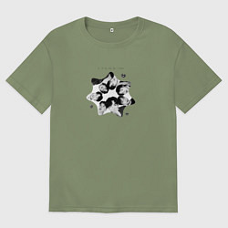 Мужская футболка оверсайз Seven BTS