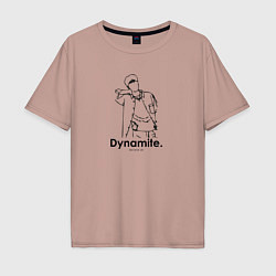 Мужская футболка оверсайз BTS Dynamite Kim Seok-Jin