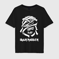 Футболка оверсайз мужская Eddie Iron Maiden, цвет: черный