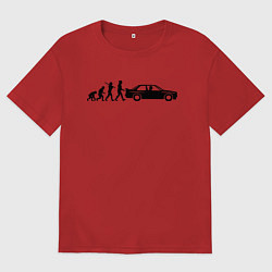 Мужская футболка оверсайз БМВ эволюция