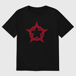 Мужская футболка оверсайз Red star USSR