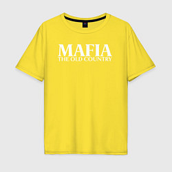 Мужская футболка оверсайз Mafia the old country logo