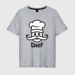 Мужская футболка оверсайз Chef