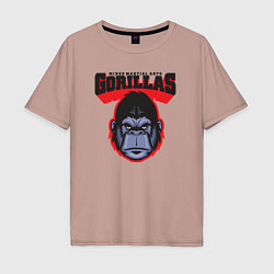 Мужская футболка оверсайз Gorillas MMA