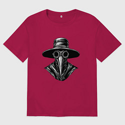 Мужская футболка оверсайз Доктор чумной