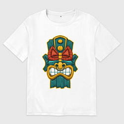 Мужская футболка оверсайз African tiki