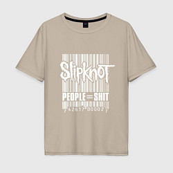 Мужская футболка оверсайз Slipknot - people shit