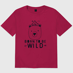Мужская футболка оверсайз Wild bear