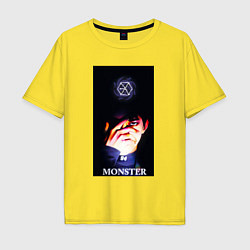 Мужская футболка оверсайз Exo monster