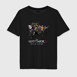 Мужская футболка оверсайз The Witcher 3 team