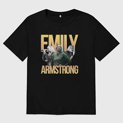 Футболка оверсайз мужская Linkin Park Emily, цвет: черный