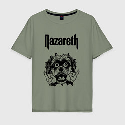 Мужская футболка оверсайз Nazareth - rock dog