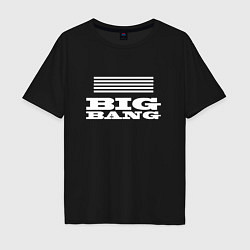 Мужская футболка оверсайз Big bang лого