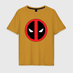 Мужская футболка оверсайз Deadpool logo