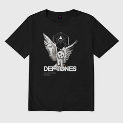 Футболка оверсайз мужская Deftones diamond eyes, цвет: черный