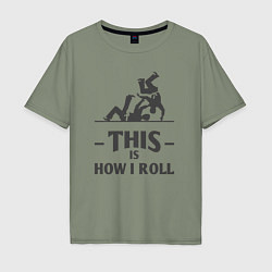 Мужская футболка оверсайз Judo how i roll