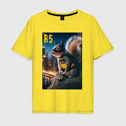 Мужская футболка оверсайз Bat squirrel - ai art fantasy