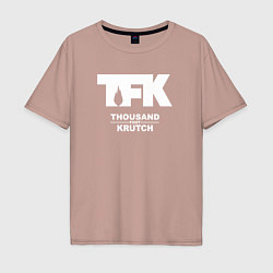 Мужская футболка оверсайз Thousand Foot Krutch - logo