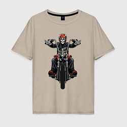 Мужская футболка оверсайз Dead racer