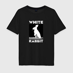 Мужская футболка оверсайз White rabbit