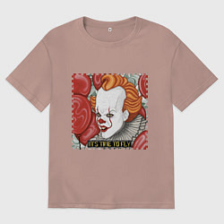 Мужская футболка оверсайз Пиксельный Пеннивайз