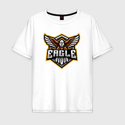 Мужская футболка оверсайз Eagle team