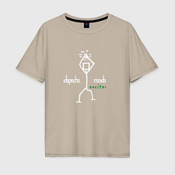 Мужская футболка оверсайз Depeche Mode - Exciter merch