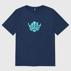 Футболка оверсайз мужская Warhammer - Bardin Goreksson, цвет: тёмно-синий