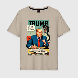 Мужская футболка оверсайз Trump - we are Venom meme