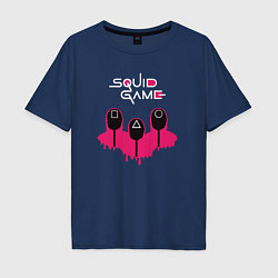 Мужская футболка оверсайз Squid game soldiers