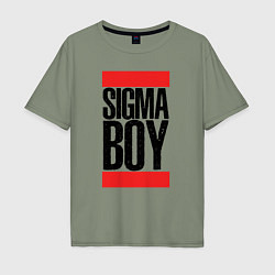 Мужская футболка оверсайз Sigma boy