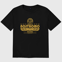 Футболка оверсайз мужская USCSS The Nostromo желтый, цвет: черный
