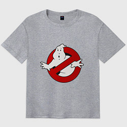 Мужская футболка оверсайз Ghostbusters - logo