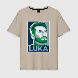 Мужская футболка оверсайз Luka Doncic obey