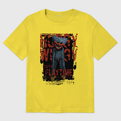 Мужская футболка оверсайз Хагги Вагги из Poppy Playtime