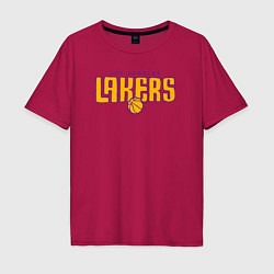 Мужская футболка оверсайз Team Los Angeles Lakers