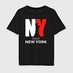 Мужская футболка оверсайз The city of New York