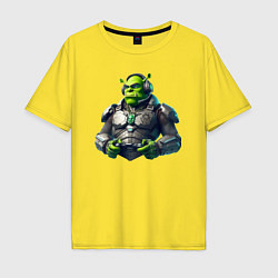 Мужская футболка оверсайз G2 esports team - cyber Shrek